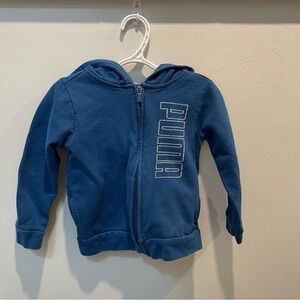 3/$15 Puma Kids Blue Zip-Up Hoodie Size 3T